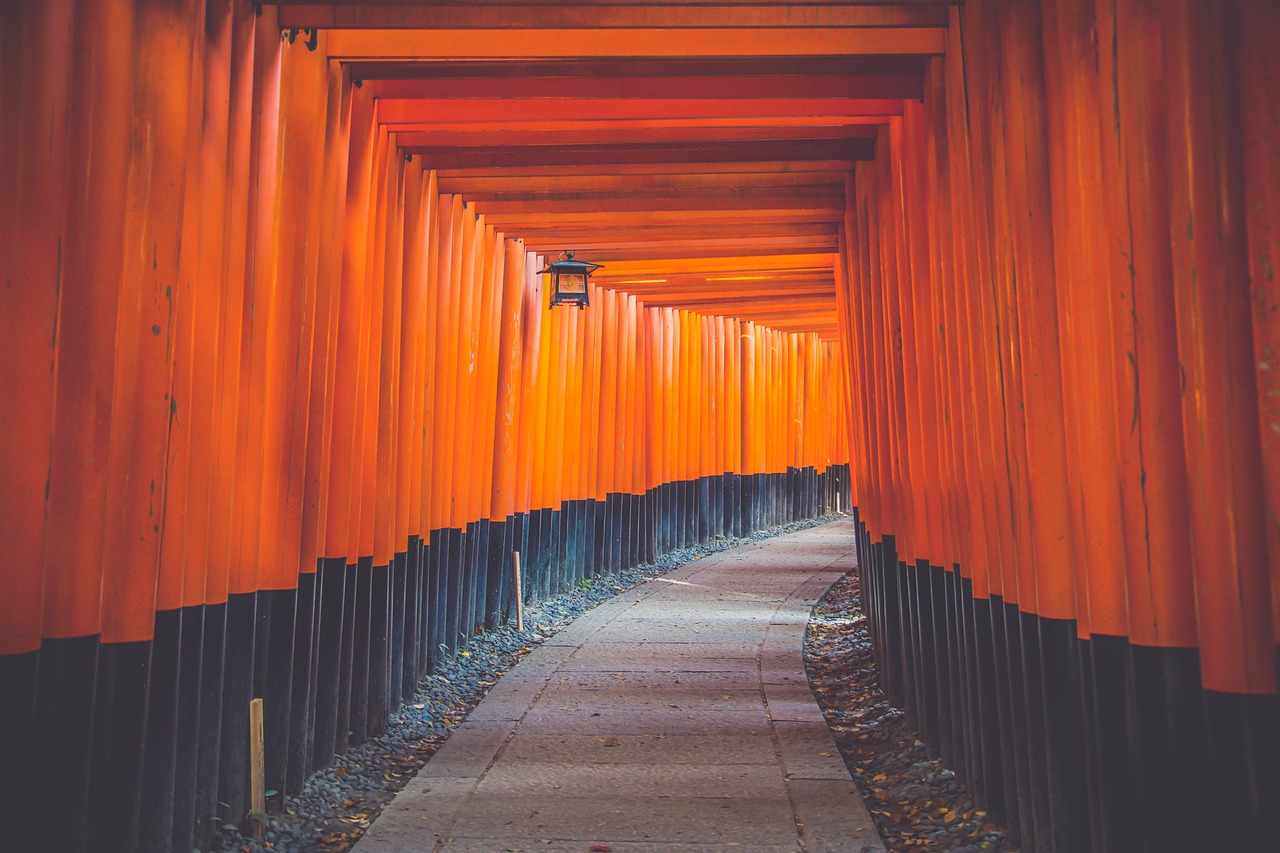 Architektūra, Menas, Šviesus, Spalva, Žinomas, Japonų Kultūra, Kyoto Japan, Orientyras, Žibintas, Šviesa