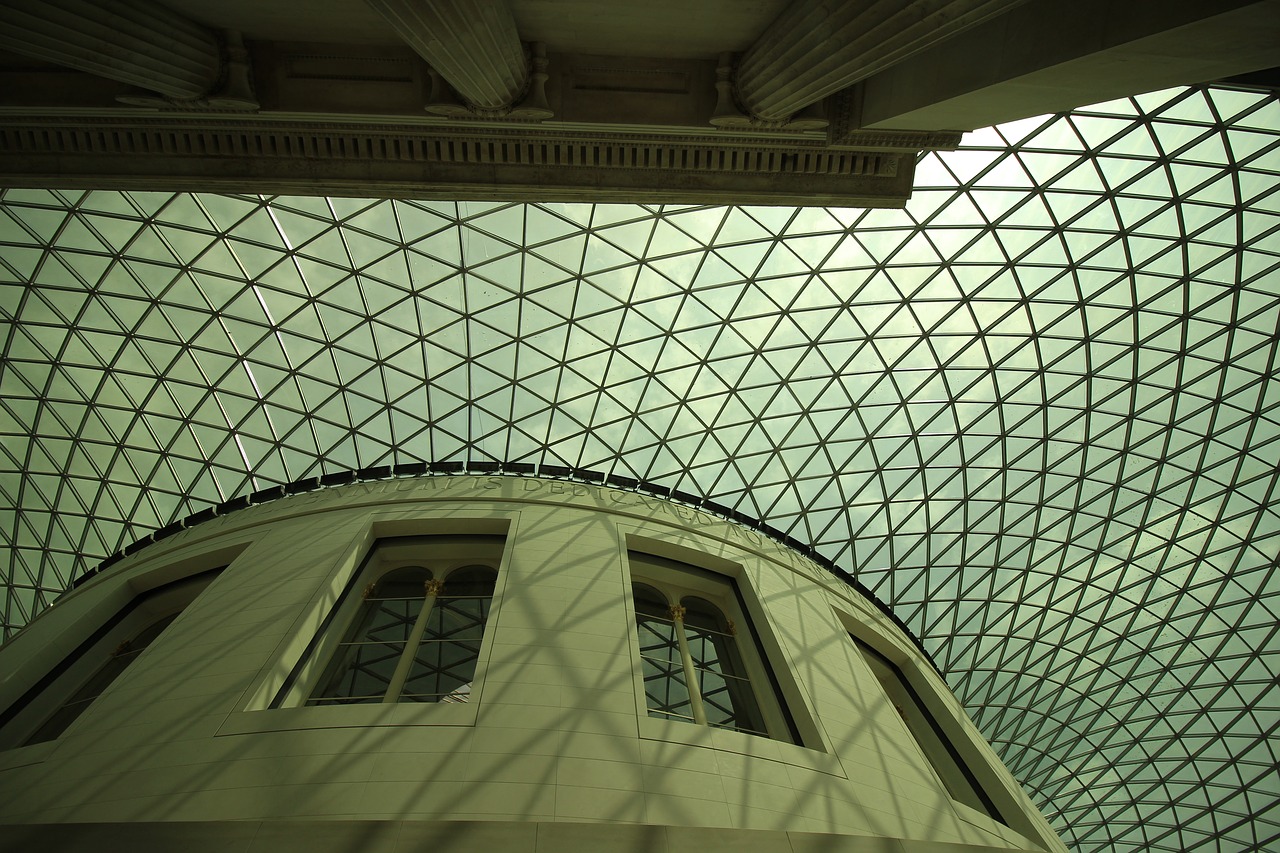 Architektūra, Britų Muziejus, Lubos, Statyba, Vitražas, Londonas, Nemokamos Nuotraukos,  Nemokama Licenzija
