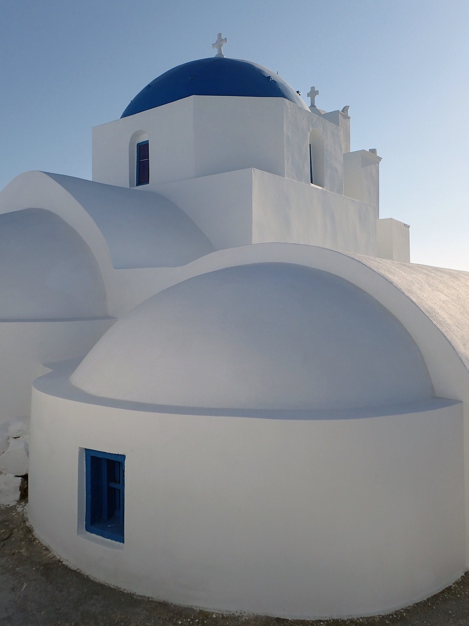 Architektūra,  Nė Vienas Asmuo,  Dangus,  Lauko,  Kelionė,  Graikija,  Cyclades,  Bažnyčia,  Religija,  Kupolas