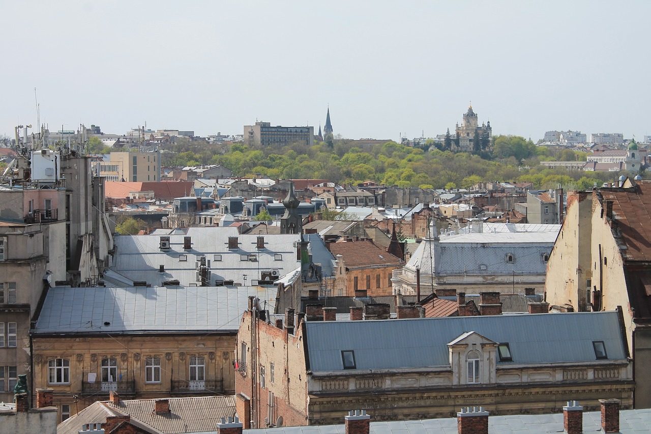 Architektūra,  Miestas,  Megalopolis,  Panoraminis,  Ukraina,  Lvovo,  Stogo,  Senovė,  Panorama,  Senamiestis