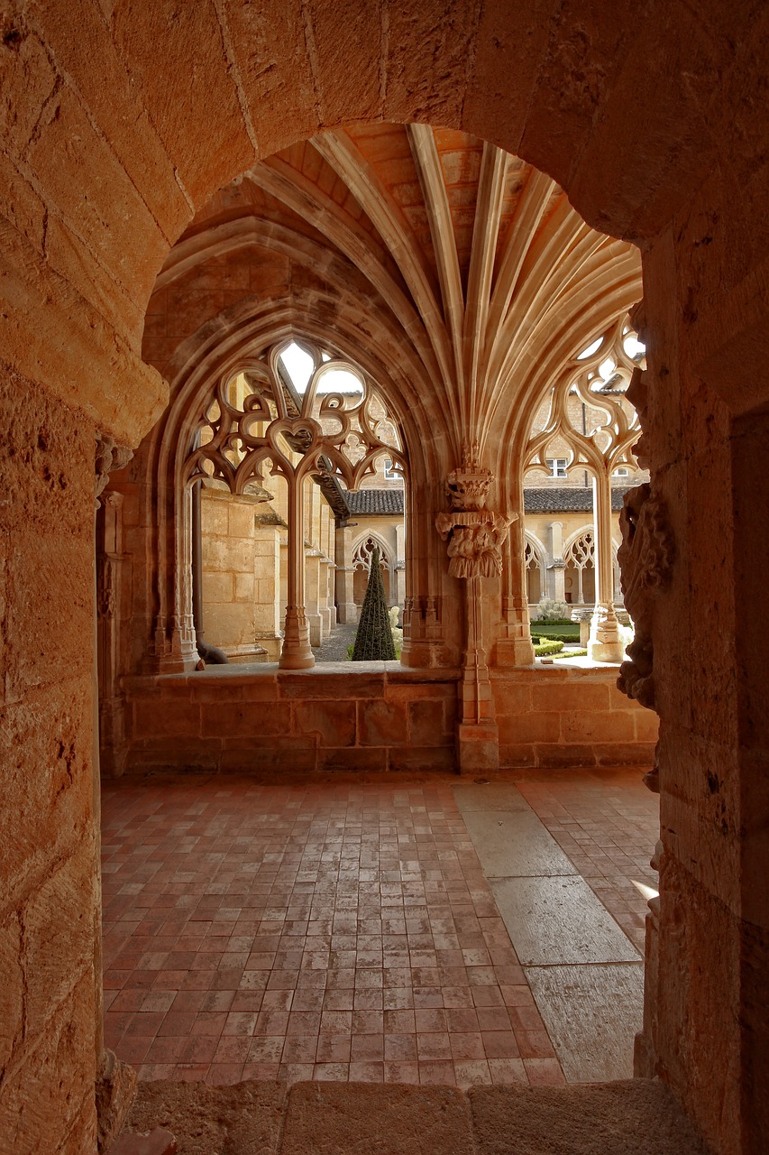 Architektūra,  Kelionė,  Vienuolynas,  Abbey,  Cadouin,  Périgord,  Dordogne,  Prancūzija,  Pierre,  Skulptūra