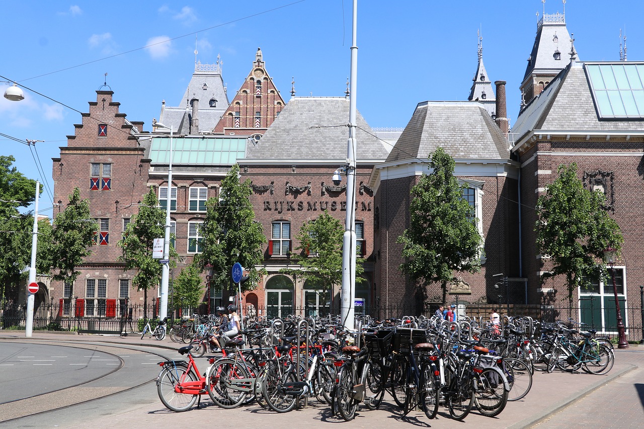 Architektūra,  Miestas,  Miestas,  Namas,  Statyba,  Miesto Zona,  Turizmas,  Amsterdamas,  Rijksmuseum,  Muziejai
