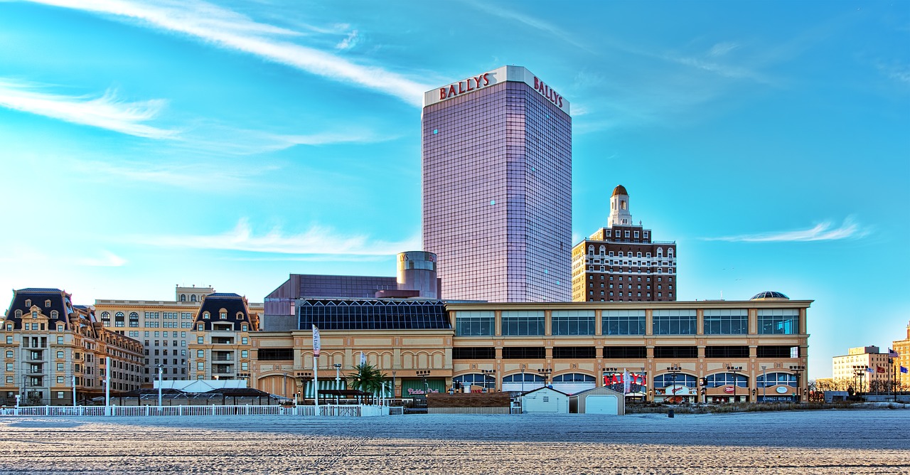 Architektūra,  Miestas,  Dangus,  Panoraminis,  Miestovaizdis,  Atlantic City,  Bally S,  Kazino,  Boardwalk,  Papludimys