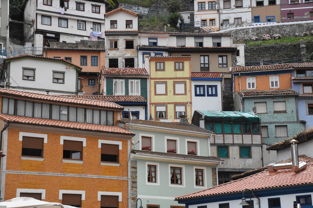 Architektūra,  Namas,  Šeima,  Statyba,  Metai,  Balkonas,  Tradicinis,  Cudillero,  Asturias,  Turizmas