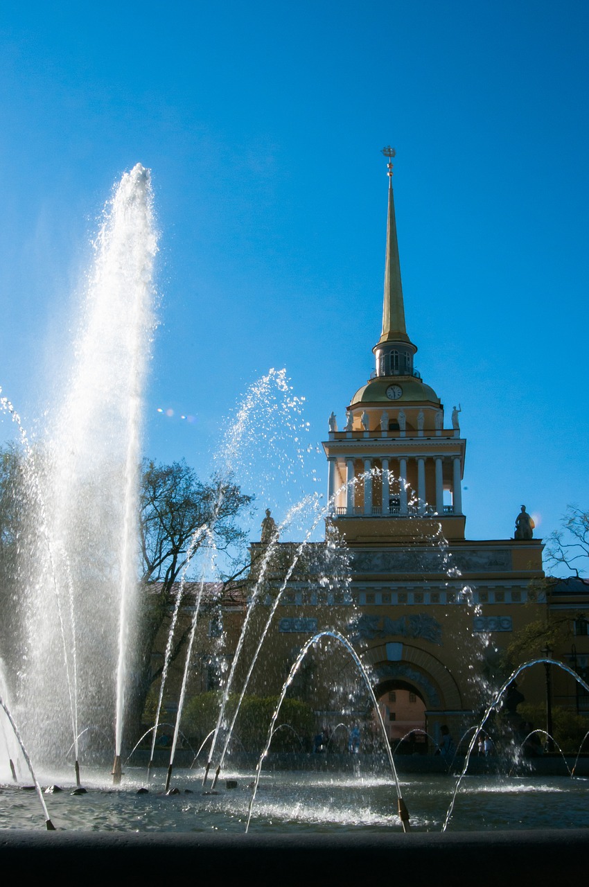 Architektūra,  Fontanas,  Admiralty,  Istorija,  Showplace,  Rusija,  Petersburg,  Kelionė,  Turizmas,  St Petersburg Rusija