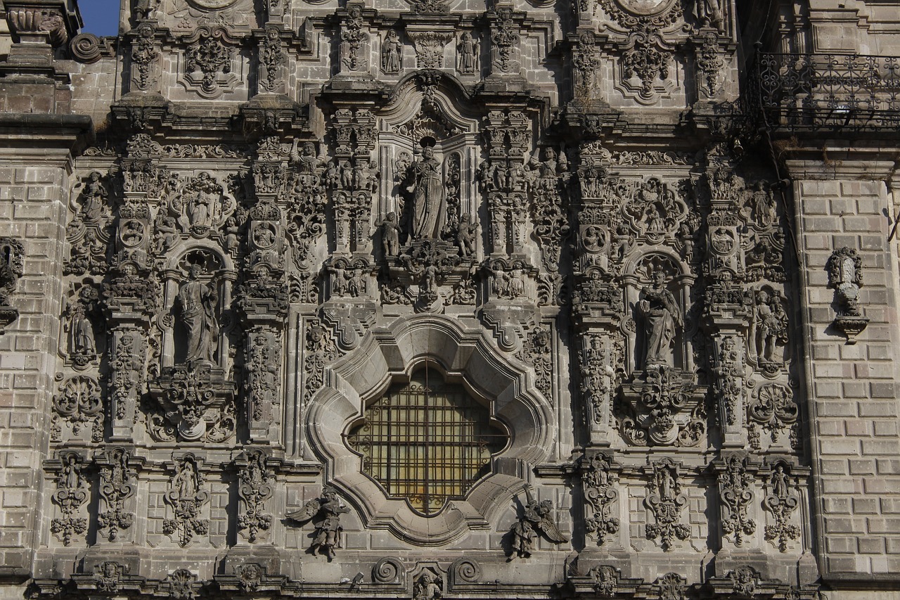 Architektūra,  Meksika,  Baroko,  Tepotzotlan,  Bažnyčia, Nemokamos Nuotraukos,  Nemokama Licenzija