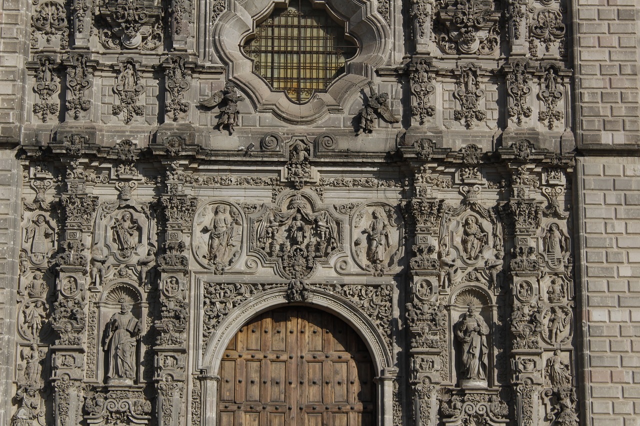Architektūra,  Meksika,  Baroko,  Tepotzotlan,  Bažnyčia, Nemokamos Nuotraukos,  Nemokama Licenzija