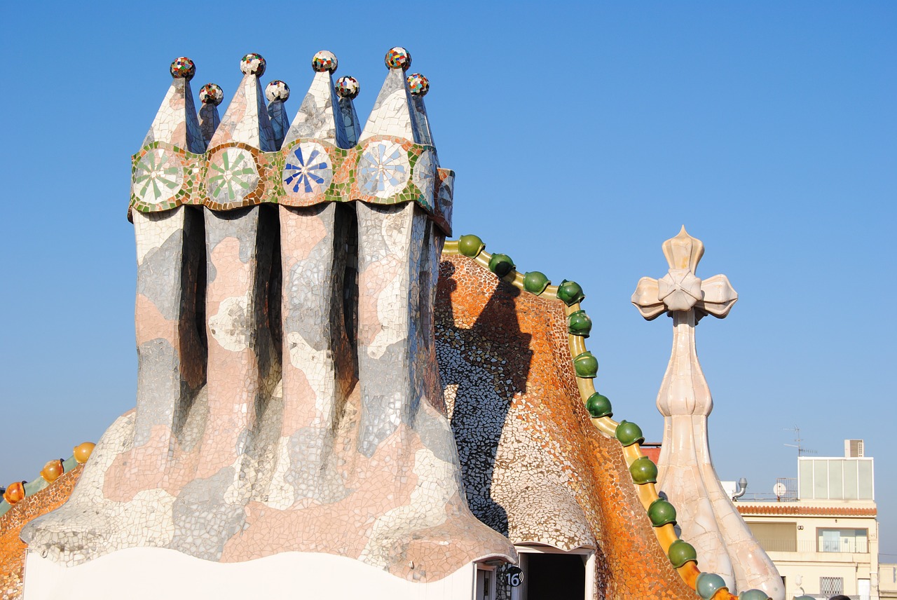 Architektūra, Casa Batllo, Parc Gaudi, Stogas, Namas, Gaudi, Barcelona, Nemokamos Nuotraukos,  Nemokama Licenzija