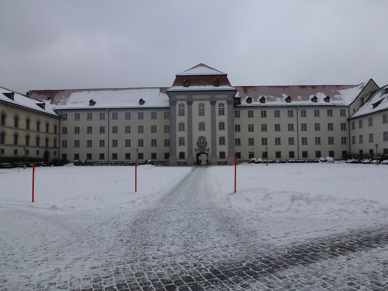 Architektūra, St Gallen, Šveicarija, Pastatas, Vienuolynas, Žiema, Sniegas, Miestas, Nemokamos Nuotraukos,  Nemokama Licenzija