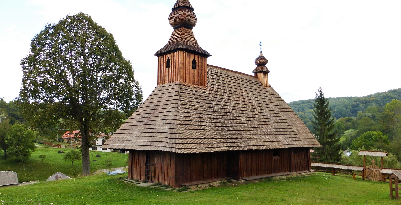 Architektūra Poland,  Bažnyčia,  Mediena,  Namas,  Senas,  Stogas,  Vasara,  Paveldas,  Buvęs,  Kaimas