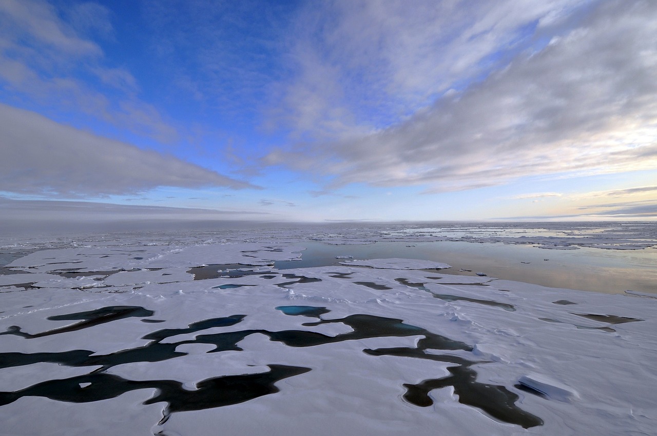 Arktinis Vandenynas, Ledas, Jūra, Saulėtas, Vanduo, Šaltas, Jūros Dugnas, Sušaldyta, Sniegas, Vaizdingas