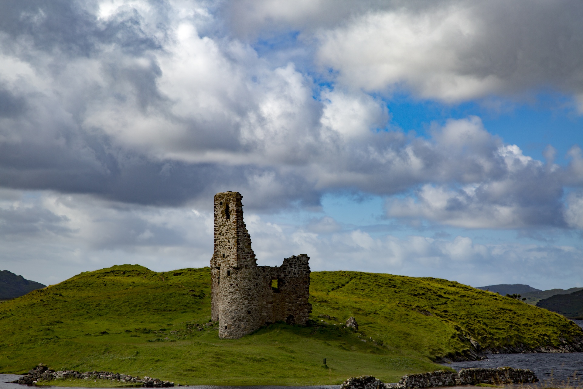 Senovės,  Ardvreck,  Assynt,  Pritraukimas,  Gražus,  Grožis,  Britanija,  Britanija,  Pilis,  Kelionės Tikslas