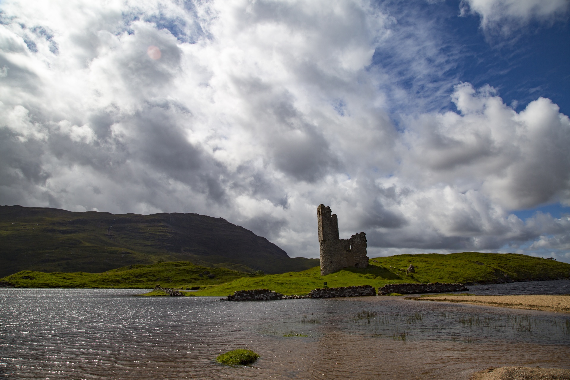 Senovės,  Ardvreck,  Assynt,  Pritraukimas,  Gražus,  Grožis,  Britanija,  Britanija,  Pilis,  Kelionės Tikslas