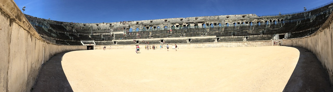 Arena, Nimes, Architektūra, Romanas, Amfiteatras, Interjeras, France, Nemokamos Nuotraukos,  Nemokama Licenzija