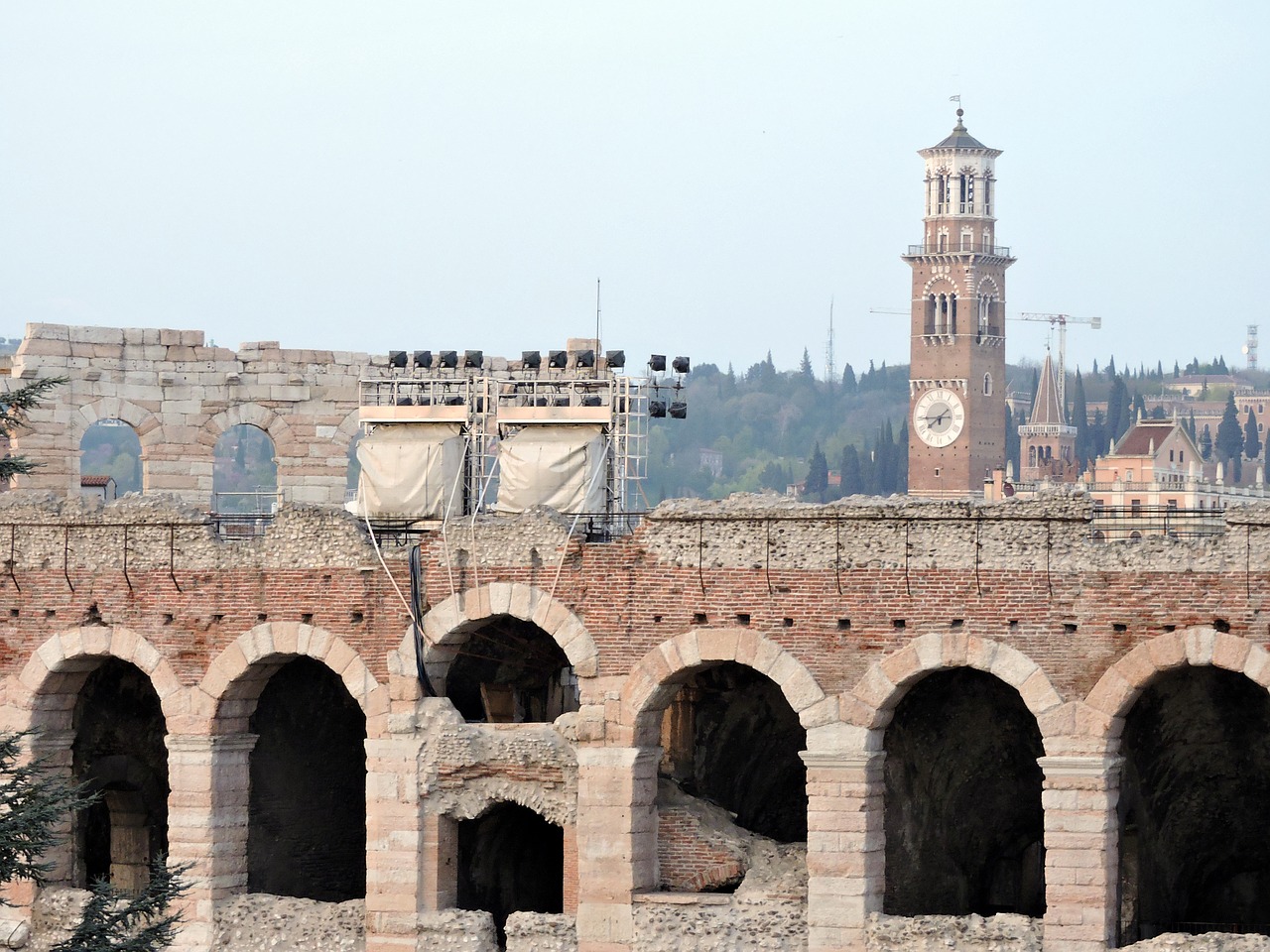 Arena,  Verona,  Italy,  Piazza Bra,  Paminklas,  Turizmas,  Lankas,  Kampanelis, Nemokamos Nuotraukos,  Nemokama Licenzija