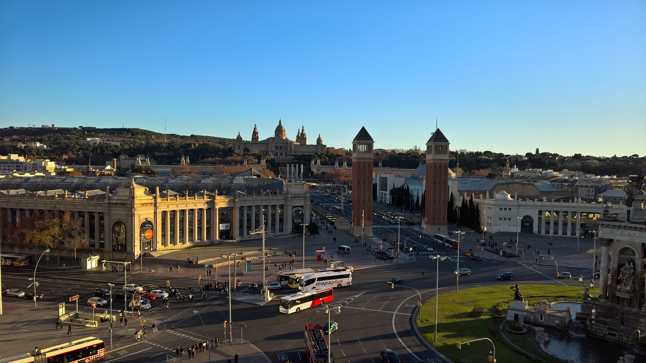 Arenos Prekybos Žvilgsnis, Barcelona, Plaza España, Ispanija, Nemokamos Nuotraukos,  Nemokama Licenzija