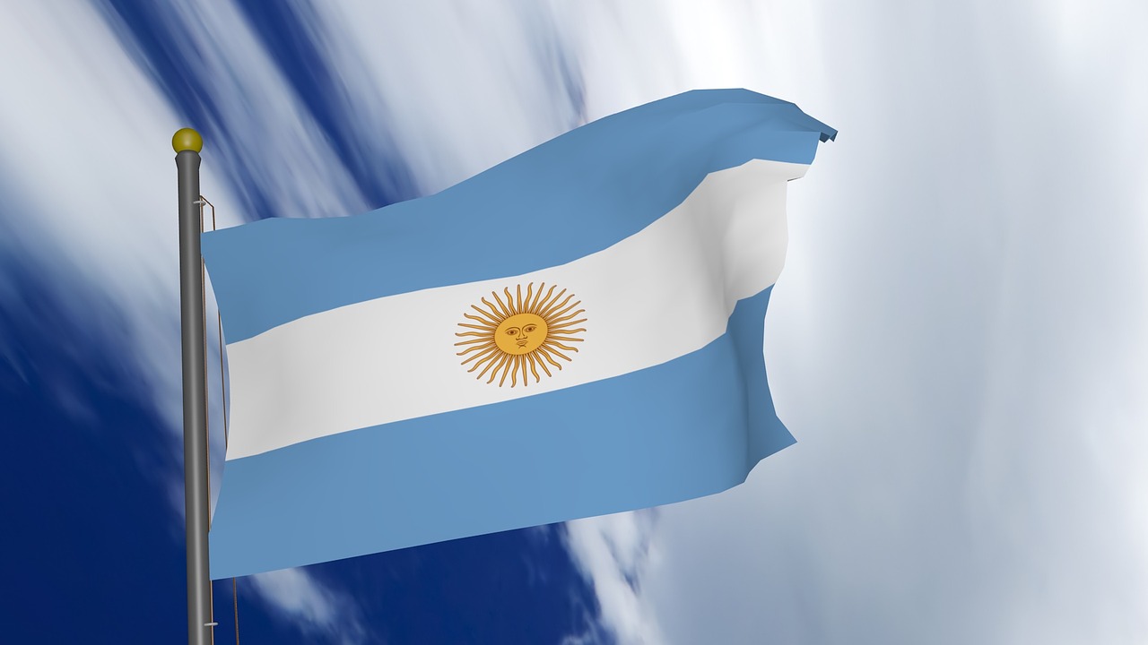 Argentina, Argentinos Vėliava, Vėliava, Nacionalinis, Šalis, Simbolis, Tauta, Pasaulis, Dizainas, Argentine
