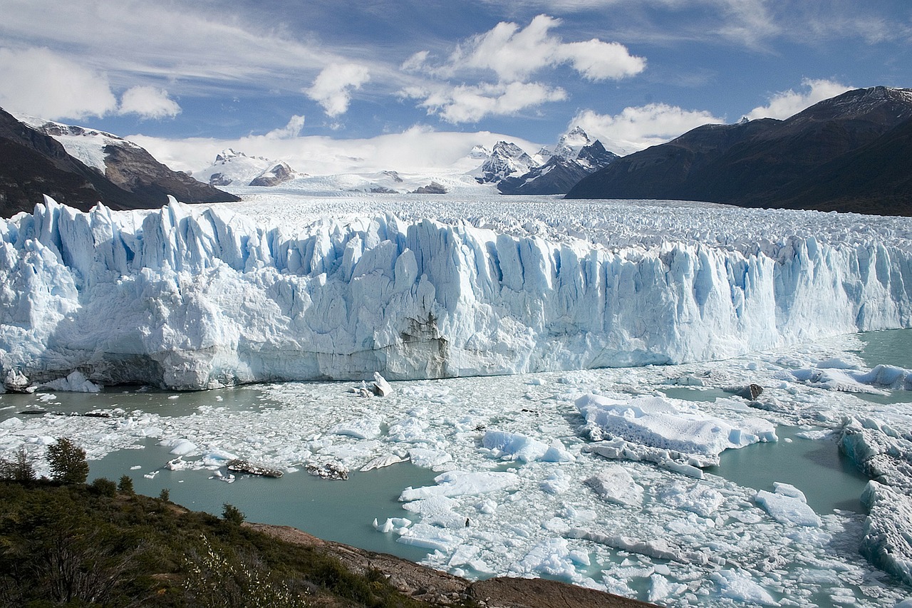 Argentina, Ledynas, Ledas, Ledynas Ledas, Ledynas, Ledinis, Kalnas, Kraštovaizdis, Sniegas, Dangus