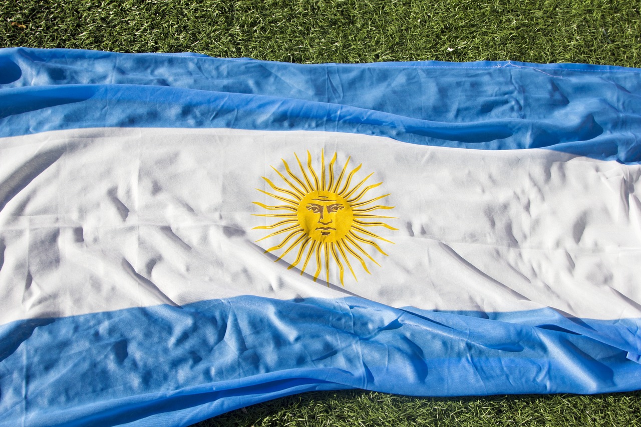 Argentina Vėliavos,  Pasaulio,  Dieną,  Celeste,  Vėliava,  Tauta,  Mėlynas Dangus,  Juostelės,  Baltos Spalvos,  Pilietis