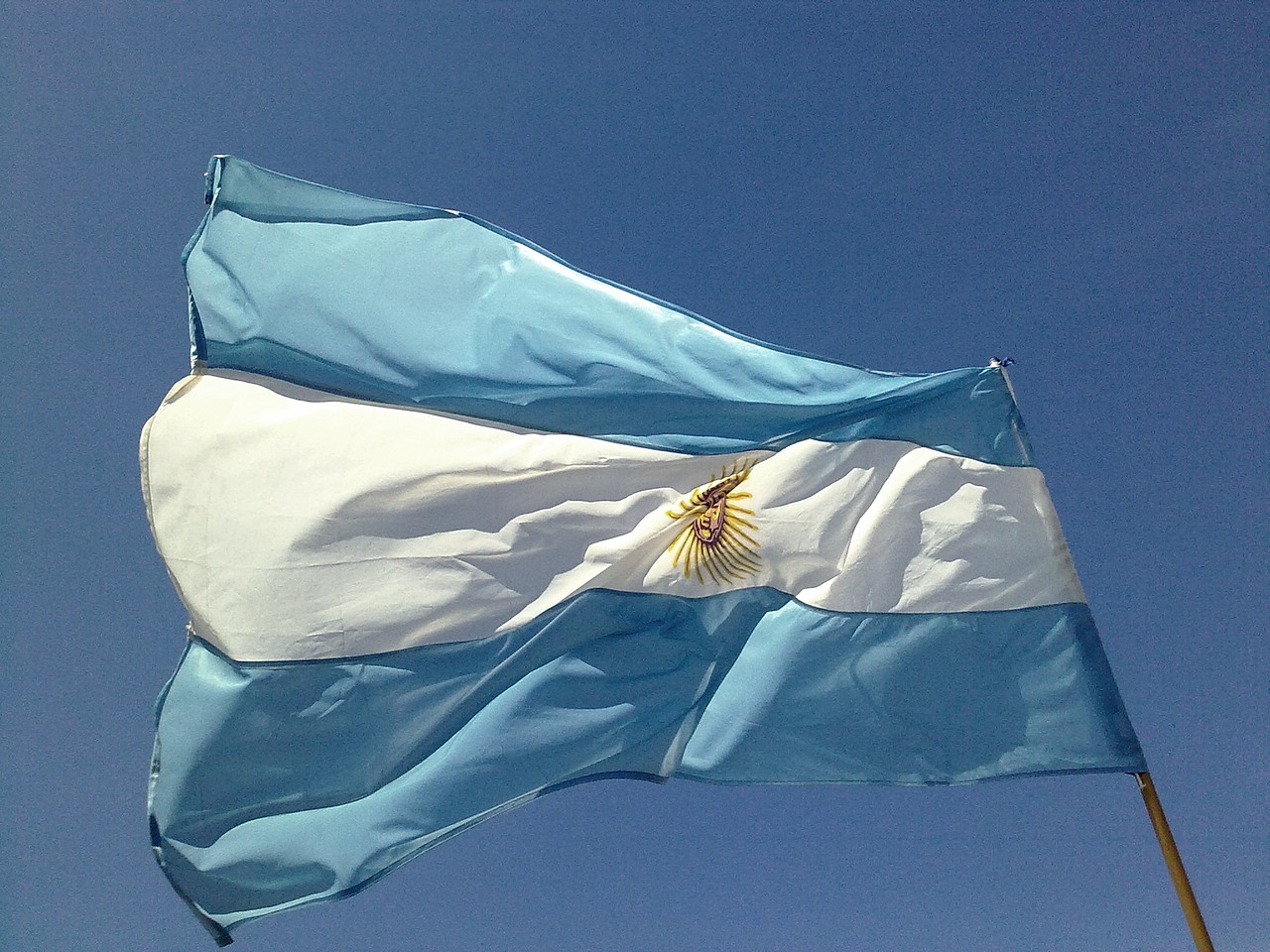 Argentinos Vėliava, Argentina, Vėliava, Šalis, Tauta, Nacionalinis, Šviesiai Mėlyna Ir Balta, Nemokamos Nuotraukos,  Nemokama Licenzija