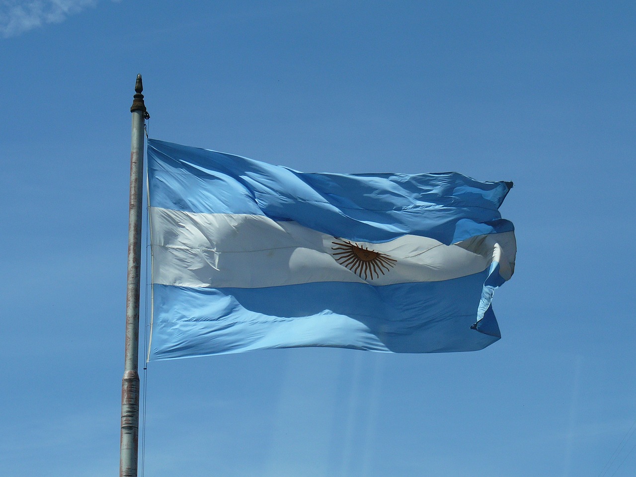 Argentinos Vėliava, Vėliava, Argentina, Nemokamos Nuotraukos,  Nemokama Licenzija