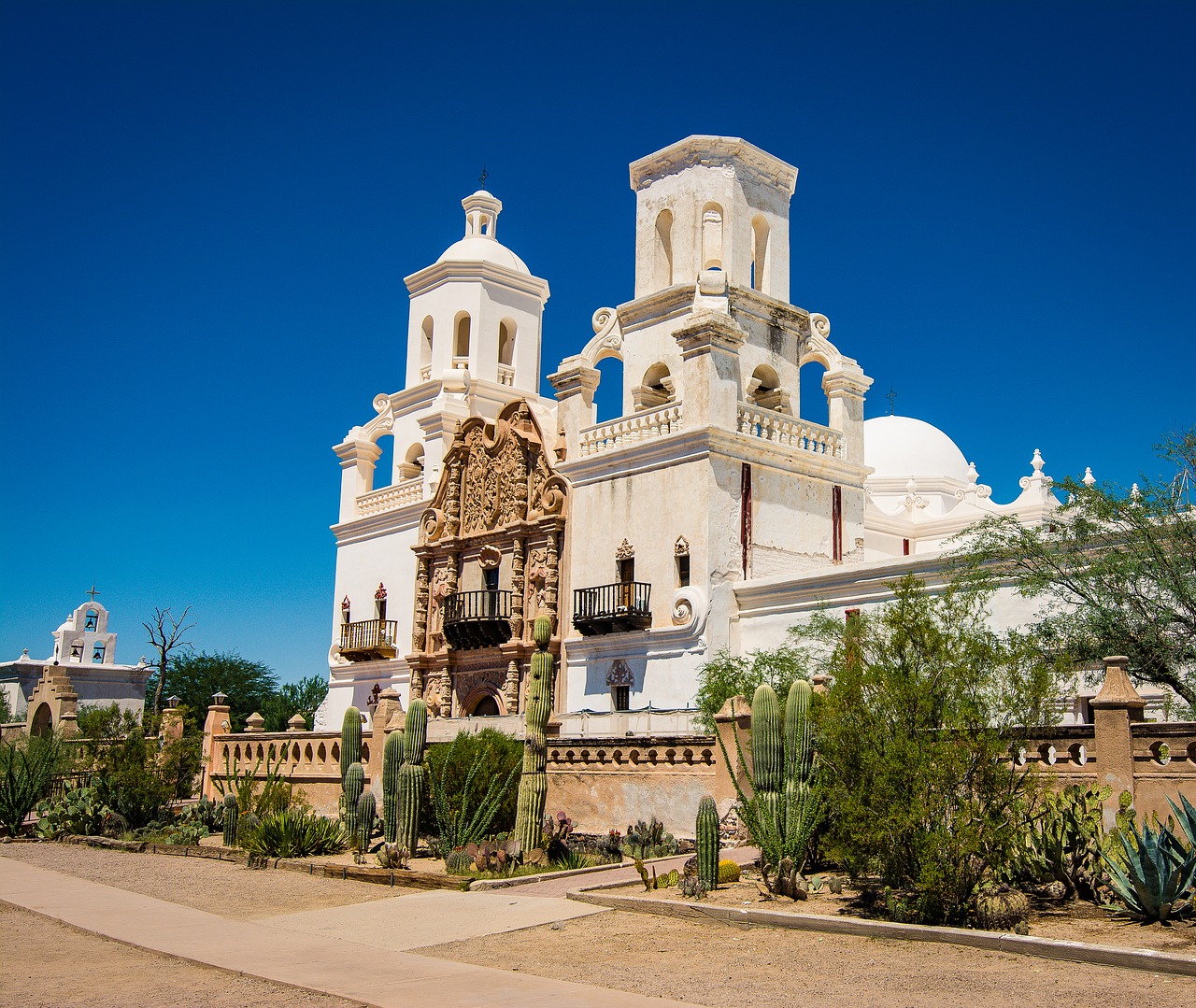 Arizona, Tucson, Misija, Bažnyčia, Pietvakarius, Turizmas, Dykuma, Architektūra, Kraštovaizdis, Nemokamos Nuotraukos