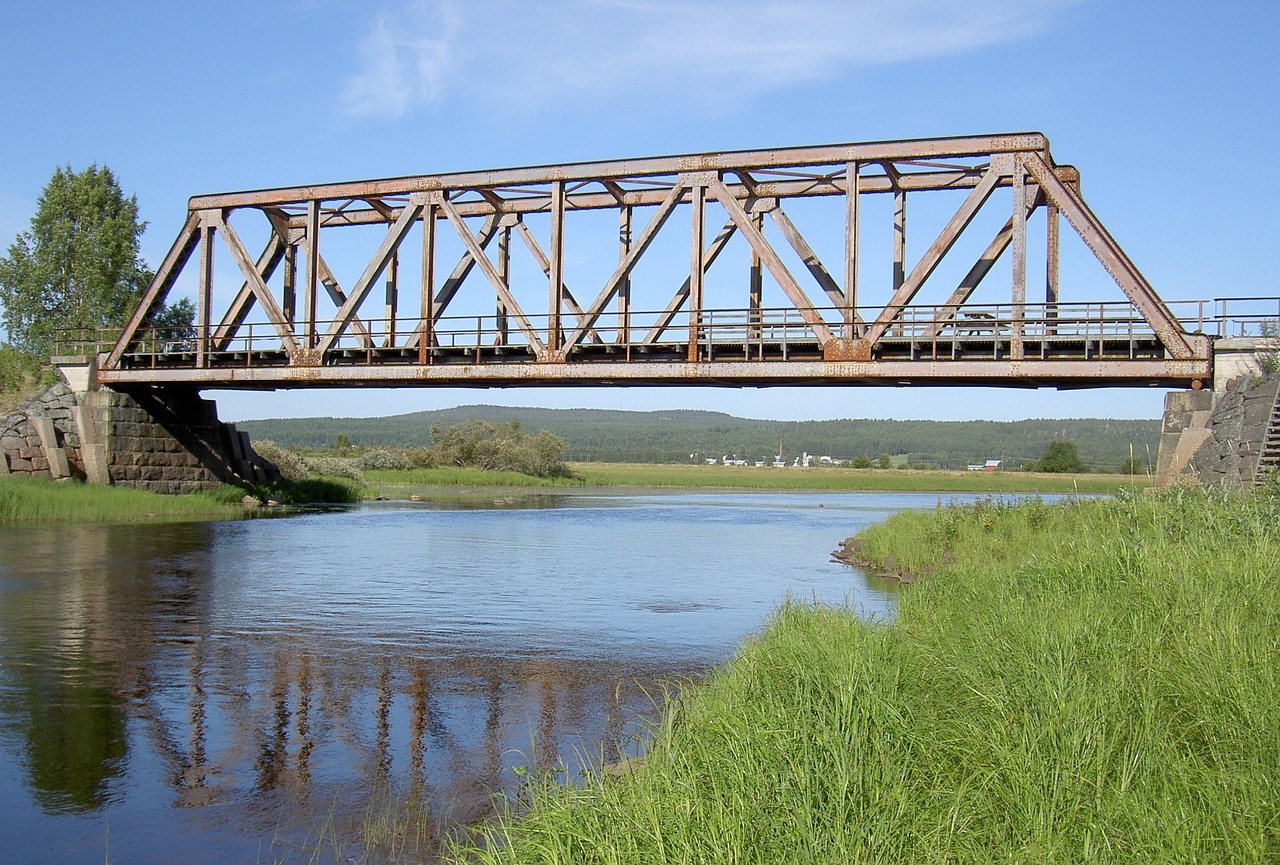Armasjoki,  Geležinkelio Tiltas,  Upė,  Švedija,  Perėjimas,  Vanduo,  Skandinavija, Nemokamos Nuotraukos,  Nemokama Licenzija