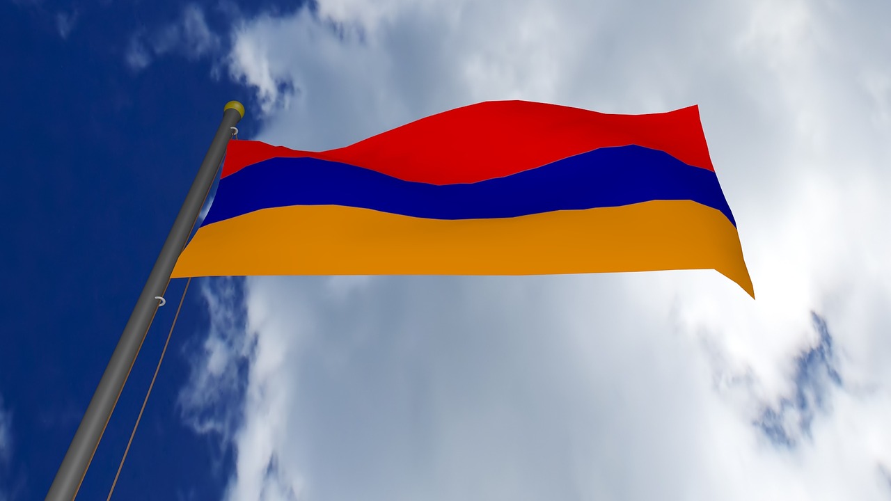 Armėnijos, Nacionalinis, Mėlynas, Vėliava, Pasaulis, Tauta, Šalis, Istorija, Senas, Simbolis