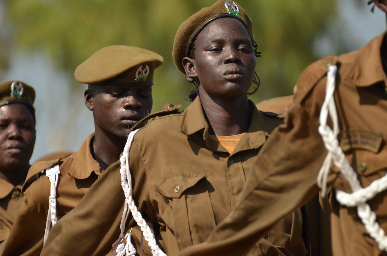 Afrika, Armija, Moterys, South Sudan, Nemokamos Nuotraukos,  Nemokama Licenzija
