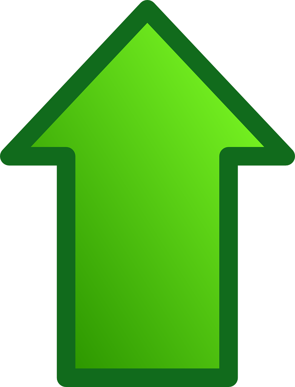 Rodyklė, Žalias, Blizgus, Aukštyn, Įkelti, Viršuje, Nemokama Vektorinė Grafika, Nemokamos Nuotraukos,  Nemokama Licenzija