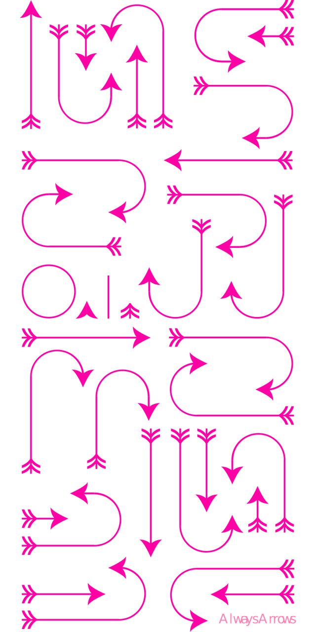 Strėlės, Girly, Rožinis, Mielas, Dekoratyvinis, Doodle, Simbolis, Rašiklis, Figūra, Kupidonas