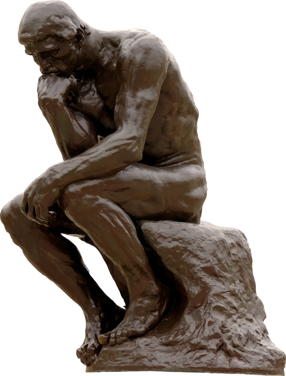 Menas, Auguste Rodinas, Bronza, Žinomas, France, Prancūzų Kalba, Patinas, Vyras, Modelis, Filosofija