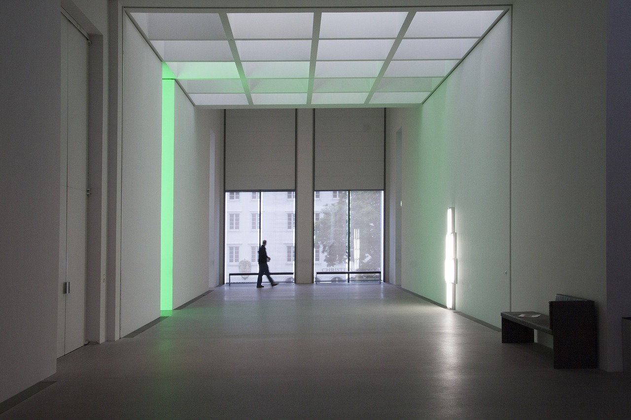 Meno Galerija, Šiuolaikinių Paveikslų Galerija, Munich, Dan Flavin, Architektūra, Lankytojai, Nemokamos Nuotraukos,  Nemokama Licenzija