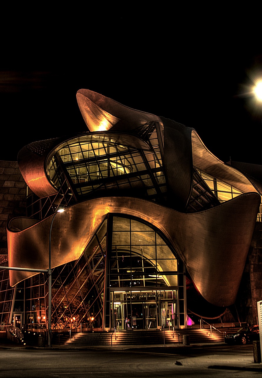 Meno Galerija,  Alberta,  Edmontonas,  Kanada,  Architektūra,  Šiuolaikiška,  Muziejus,  Eksponatas,  Šiuolaikinis,  Apšviestas