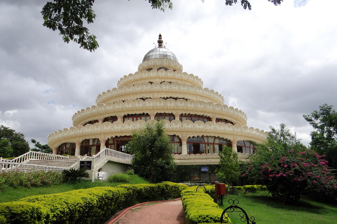 Gyvenimo Menas, Tarptautinis Centras, Meditacijos Salė, Dvasingumas, Bangalore, Karnataka, Indija, Nemokamos Nuotraukos,  Nemokama Licenzija