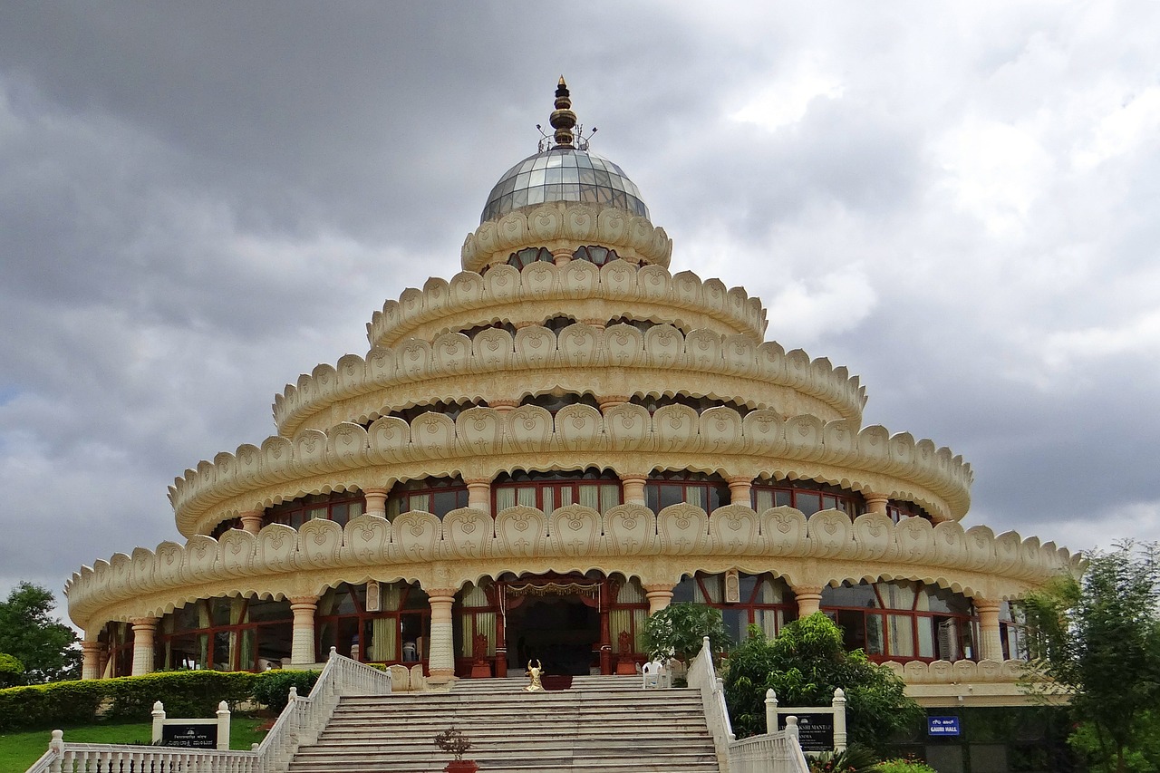 Gyvenimo Menas, Tarptautinis Centras, Meditacijos Salė, Joga, Dvasingumas, Bangalore, Karnataka, Indija, Nemokamos Nuotraukos,  Nemokama Licenzija