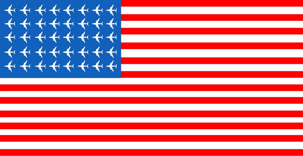 Meno Kūriniai, Usa Flag, Lėktuvas, Amerikietis, Nacionalinis, Usa, Vėliava, Dizainas, United, Valstybė