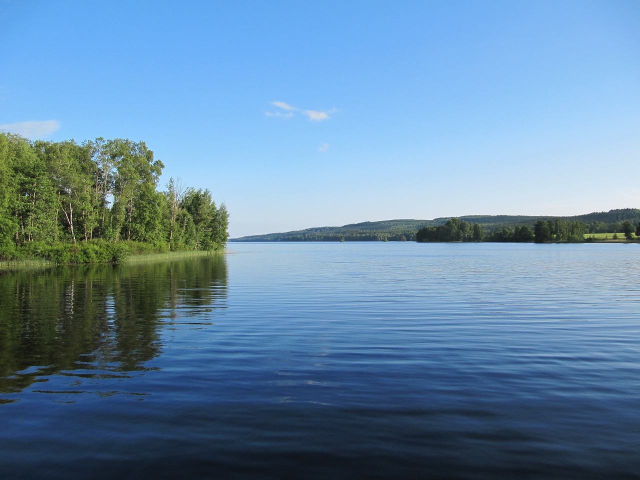 Asasjön,  Småland,  Švedija,  Ežeras,  Vanduo,  Gamta,  Ramus, Nemokamos Nuotraukos,  Nemokama Licenzija