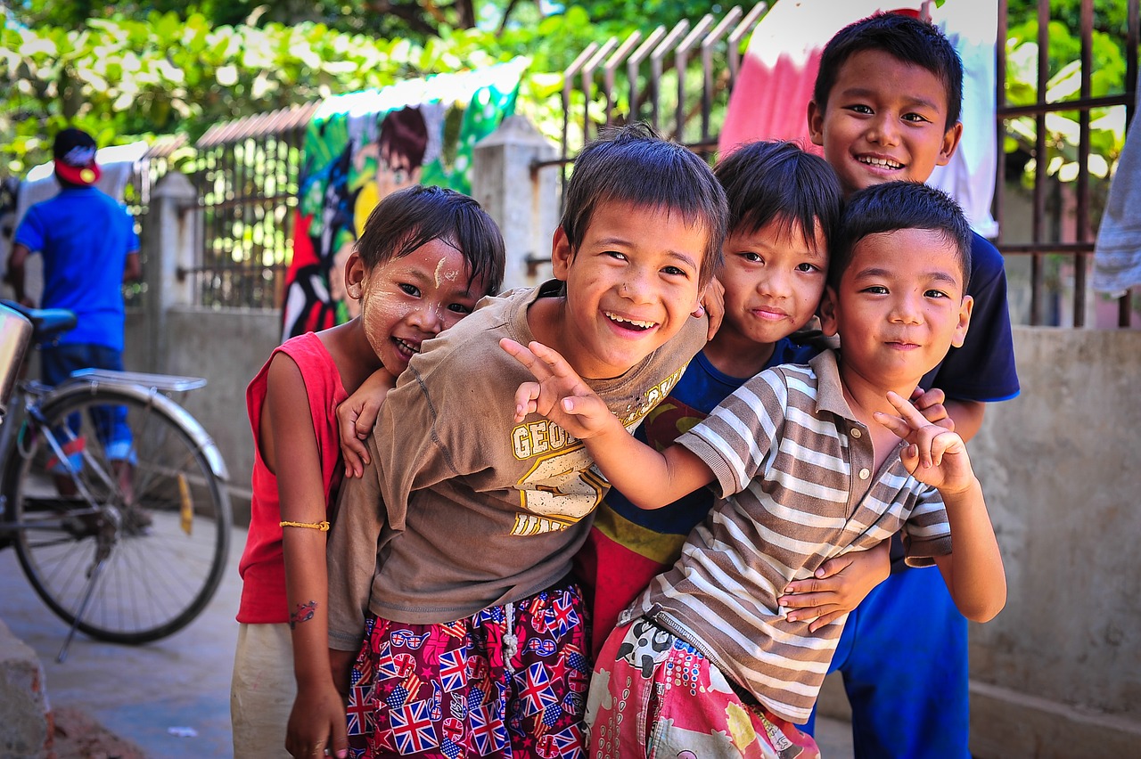 Asija, Vaikai, Džiaugsmas, Gyvenimas, Misijos, Mianmaras, Našlaičiai, Žmonės, Portretas, Nemokamos Nuotraukos