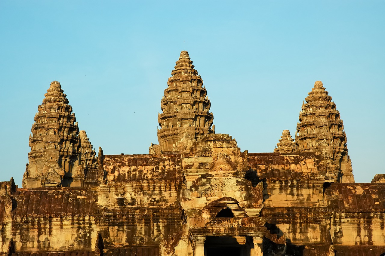 Asija, Kambodža, Šventykla, Angkor Wat, Nemokamos Nuotraukos,  Nemokama Licenzija
