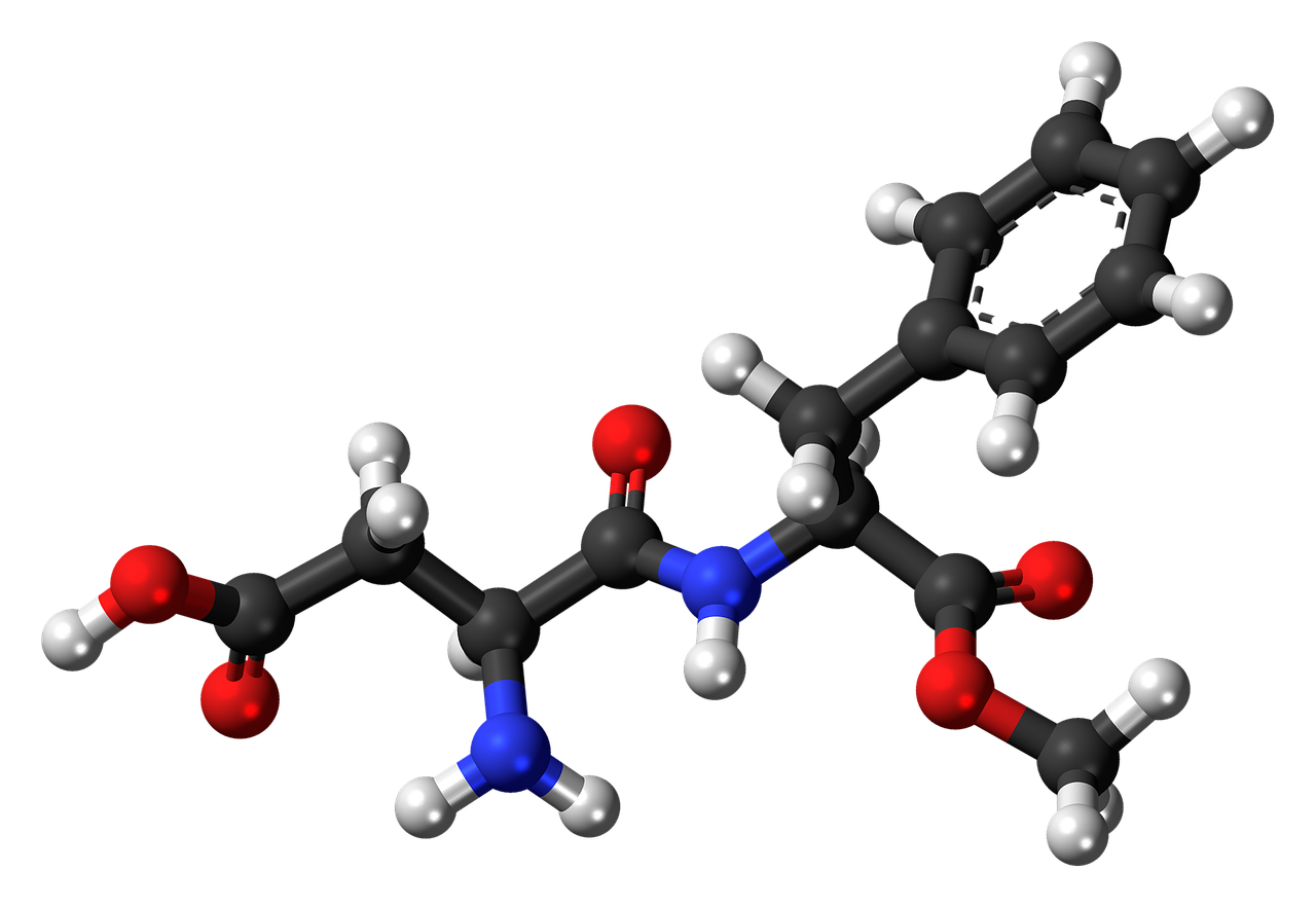 Aspartamas,  Saldiklis,  Molekulė,  Modelis,  Chemija,  Mokslas,  Struktūra,  Bondings, Nemokamos Nuotraukos,  Nemokama Licenzija