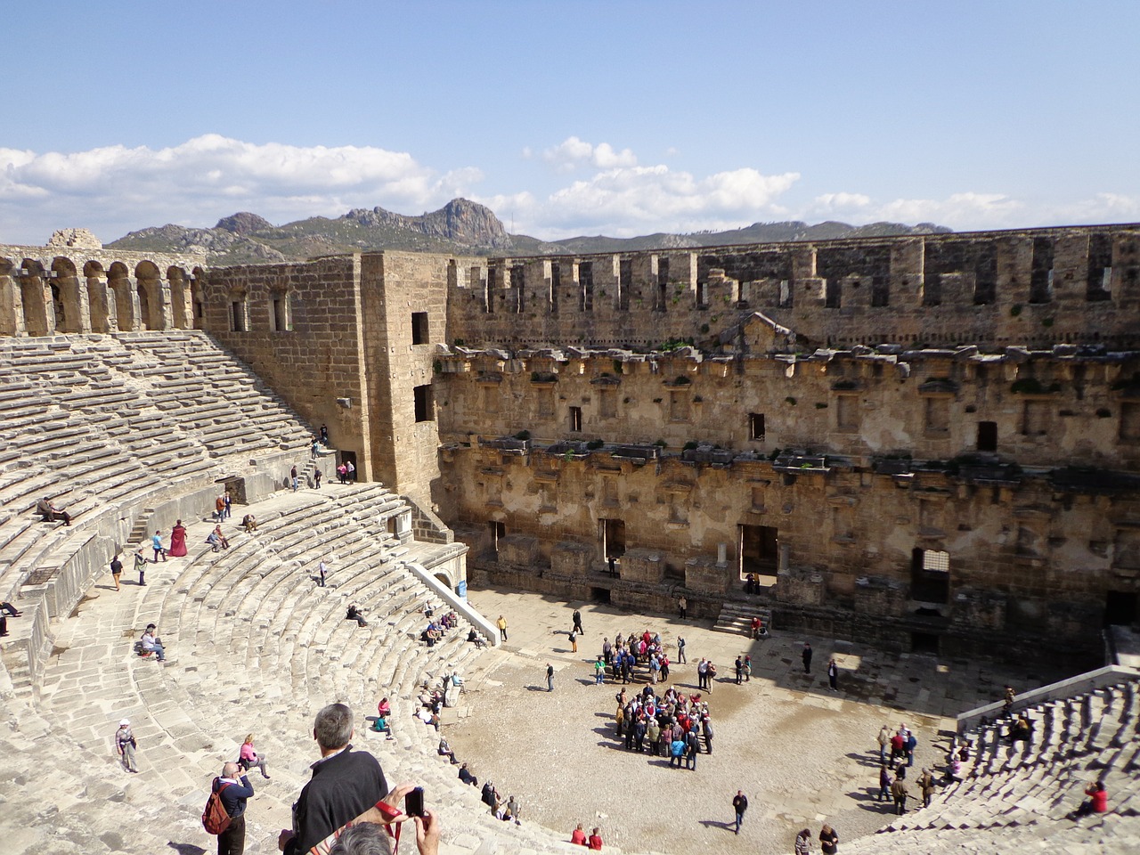 Aspendos, Amfiteatras, Turkija, Nemokamos Nuotraukos,  Nemokama Licenzija