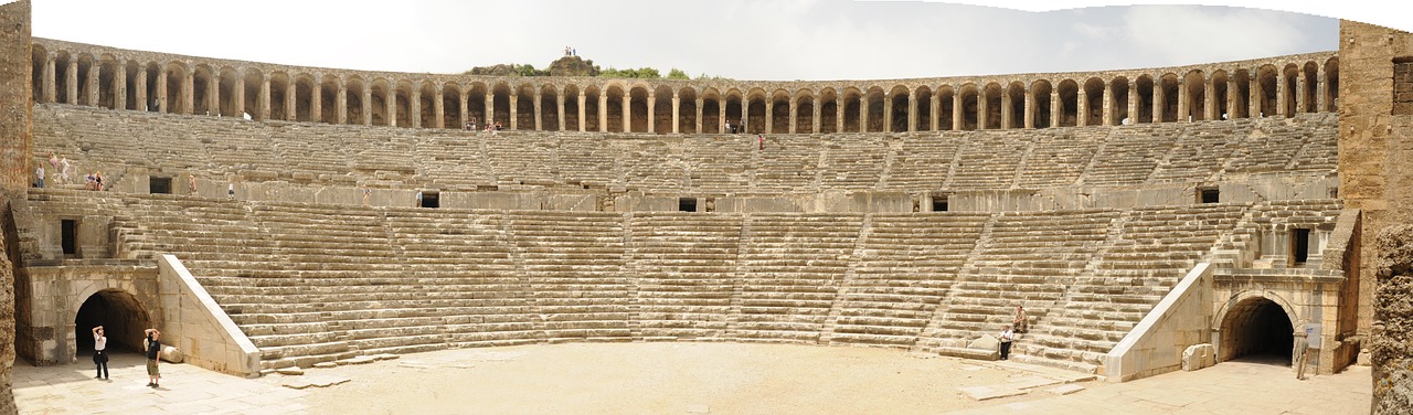 Aspendos, Romėnų Teatras, Turkija, Gladiatorius, Nemokamos Nuotraukos,  Nemokama Licenzija
