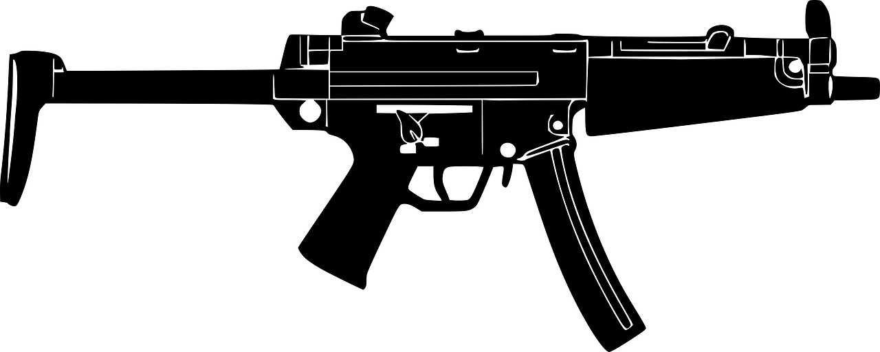 Šautuvas, Šautuvas, Automatinis Ginklas, Pistoletas, Mp5, Ginklas, Mašinos Pistoletas, Kariuomenė, Nemokamos Nuotraukos,  Nemokama Licenzija