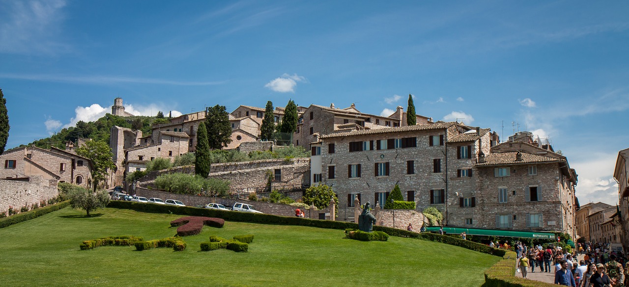 Assisi, Italy, Borgo, Vista, Architektūra, Dangus, Nemokamos Nuotraukos,  Nemokama Licenzija