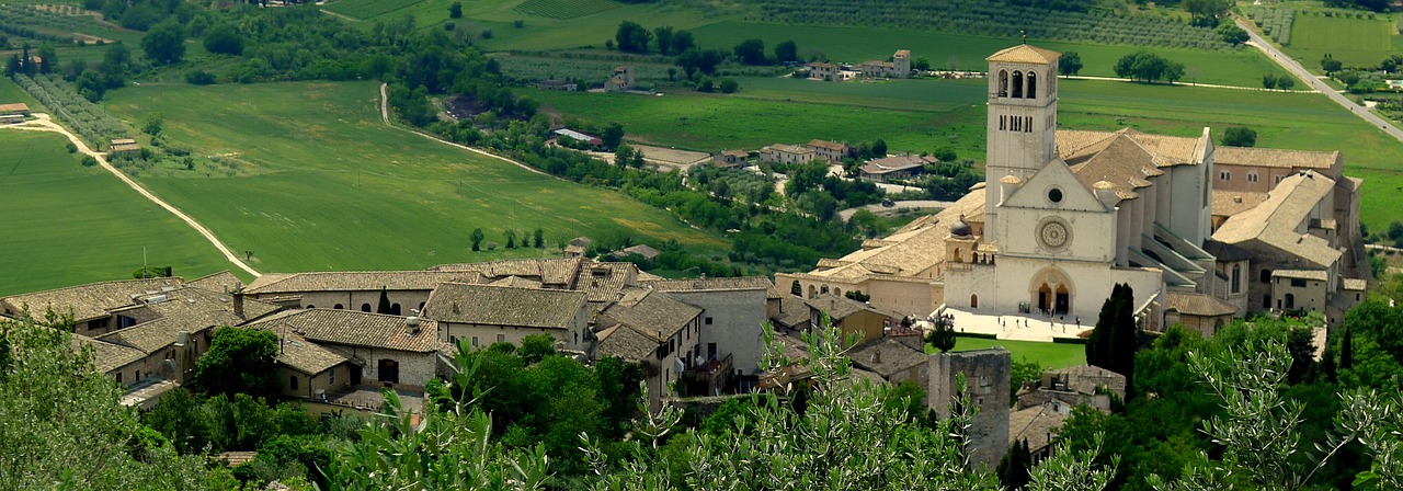 Assisi, Kraštovaizdis, San Francesco, Bazilika, Francis, Panorama, Katalikų, Paveldas, Piligrimystė, Orientyras