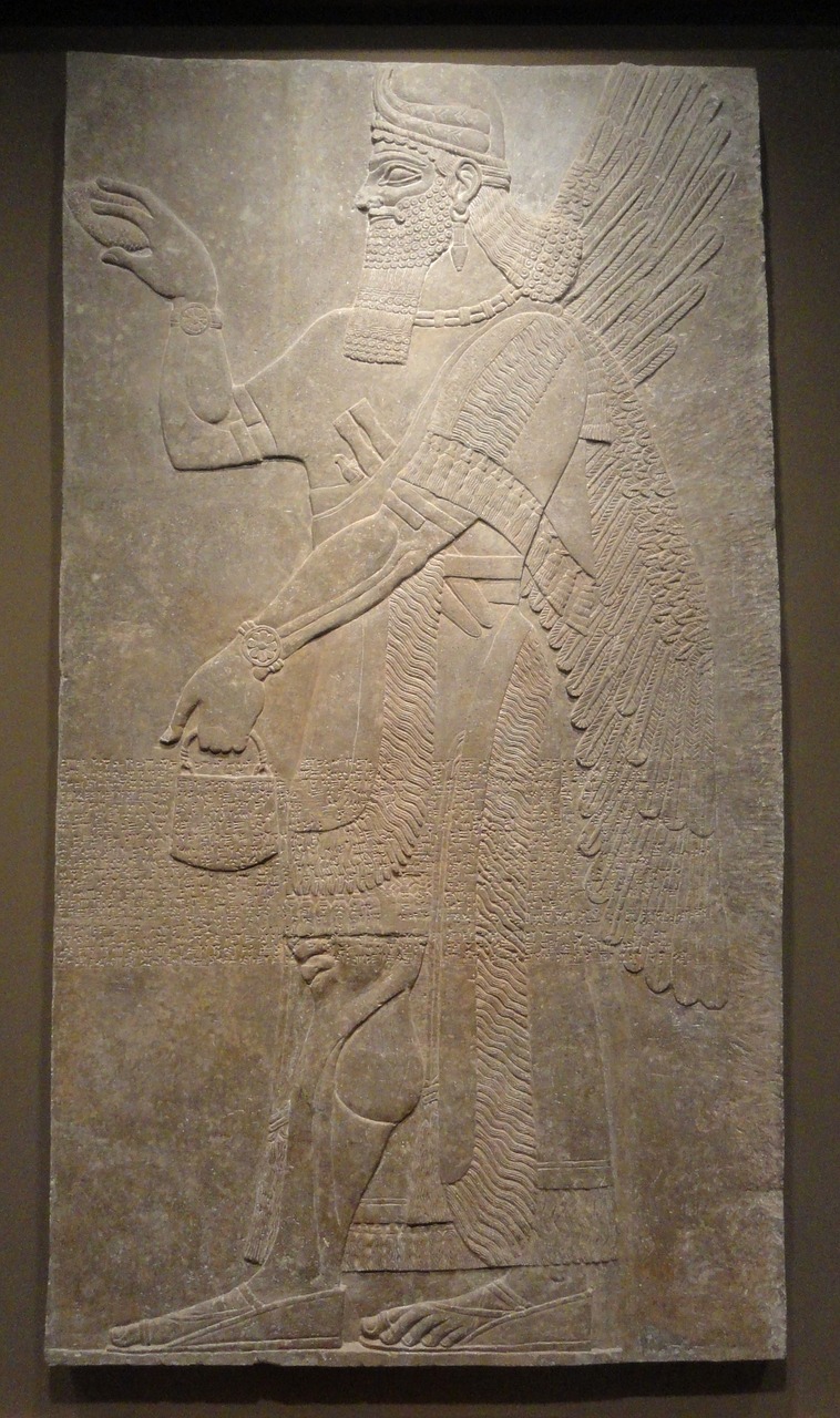 Assyrian,  Palengvėjimas,  Ashurnasirpal,  Rūmai,  Muziejus,  Senovės,  Senas,  Akmuo,  Istorinis,  Kultūra