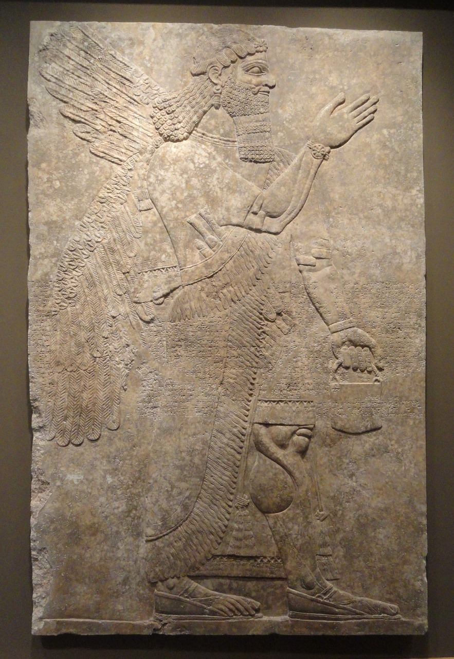 Assyrian,  Palengvėjimas,  Ashurnasirpal,  Rūmai,  Muziejus,  Senovės,  Senas,  Akmuo,  Istorinis,  Kultūra