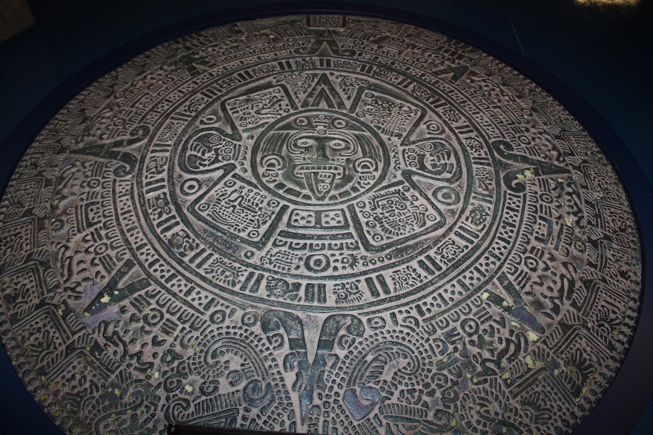 Astekski Kalendorius, Asteki, Kalendorius, Muziejus, Nemokamos Nuotraukos,  Nemokama Licenzija