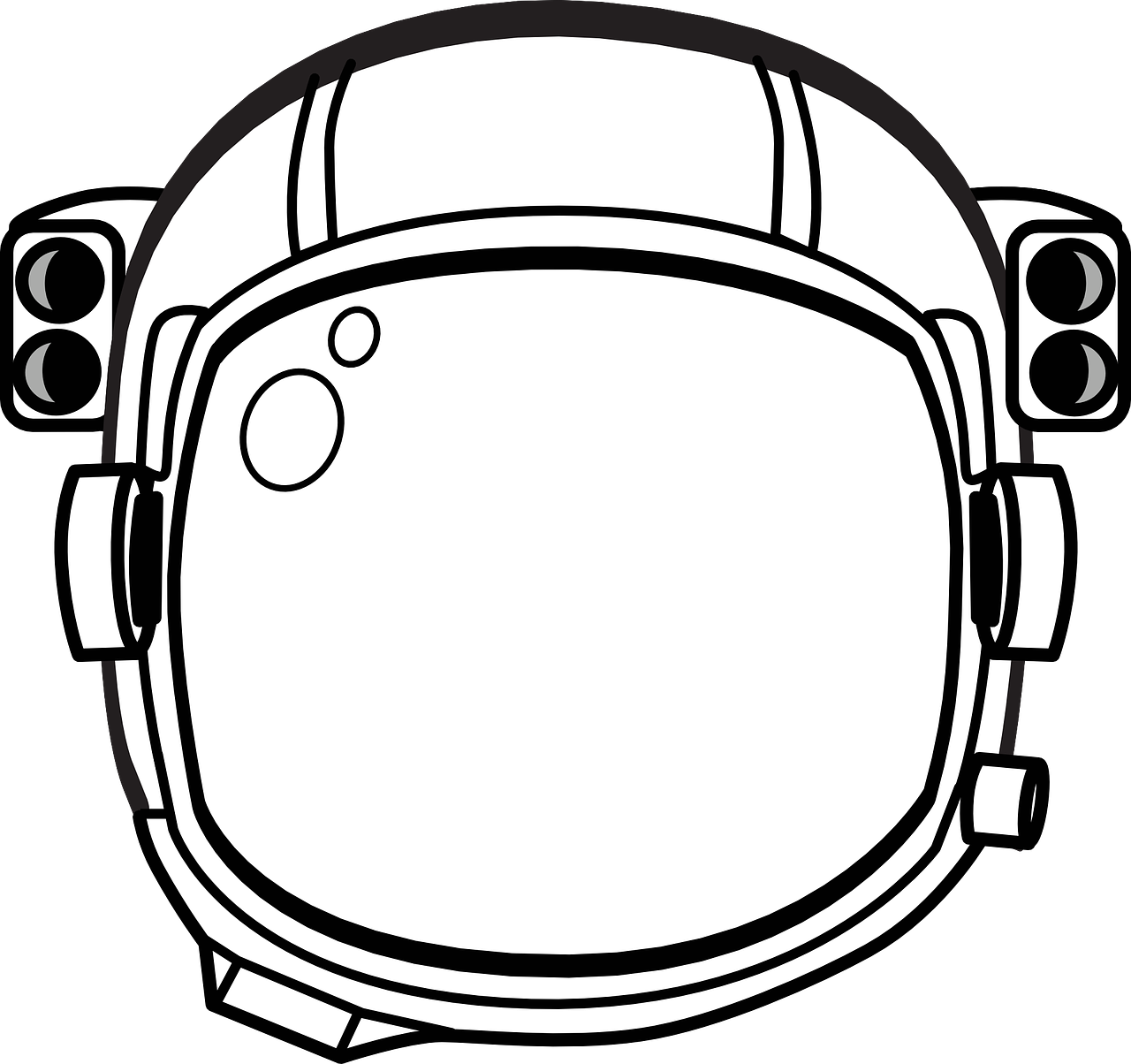 Astronautas, Šalmas, Galvos Apdangalai, Apsauga, Nemokama Vektorinė Grafika, Nemokamos Nuotraukos,  Nemokama Licenzija